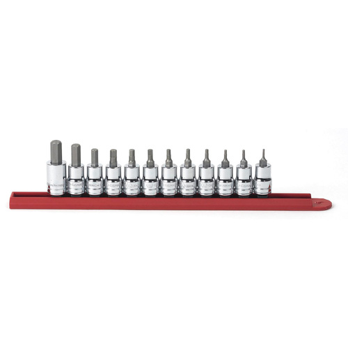 GearWrench 12 Piece 3/8" Dr Hex Bit SAE Socket Set 80581