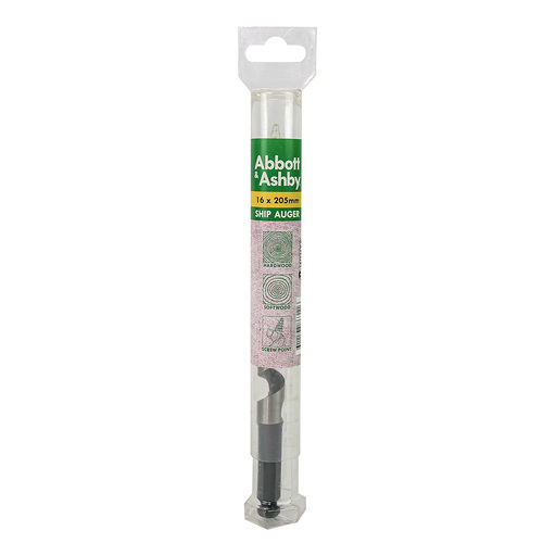 Abbott & Ashby 16mm 205mm Long Quick Release Auger AASAU20516 810234