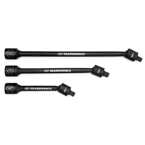 GearWrench 3 Piece 1/2" Drive X-Core Pinless Universal Joint Impact Extension Set 84721N