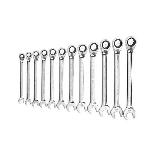 GearWrench 12 Pc Reversible Combination Ratcheting Wrench Set Metric 9620N