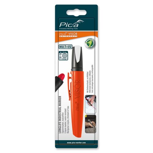 Pica Visor 990 Permanent Marker - White (Blister Pack) 990/52/SB
