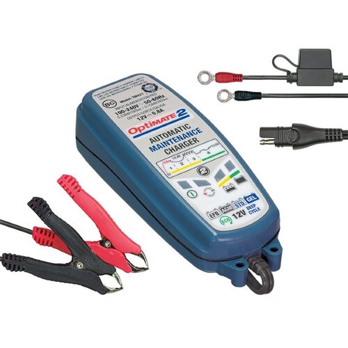 OptiMate 2 4-step 12V 0.8A Sealed Battery Saving Charger & Maintainer
