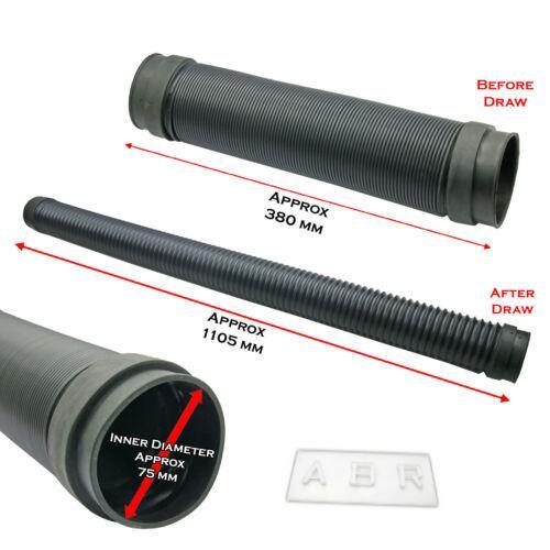 1x Universal Vehicle Snorkel Kit Flexible Hose Joint Pipe Duct Approx 15" to 43"