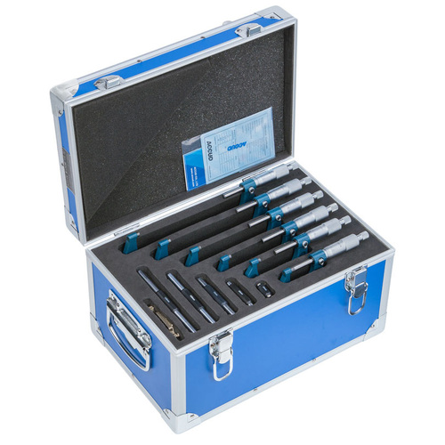 ACCUD Outside Micrometre 0-6" 6 Piece Set AC-324-006-06
