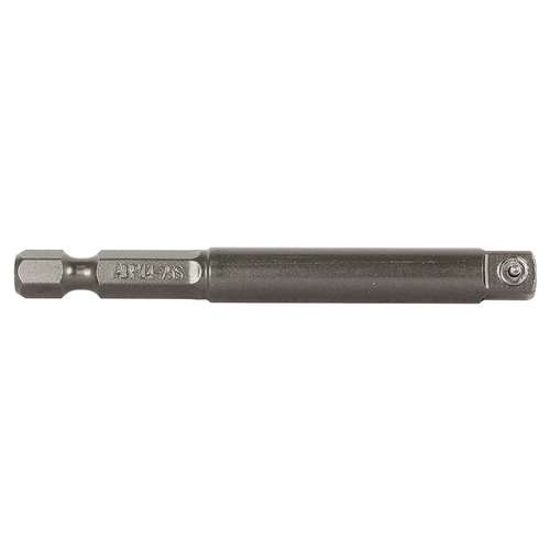 Alpha 1/4" Hex - 1/4" Sq x 75mm Adaptor Impact ADP14-75SS