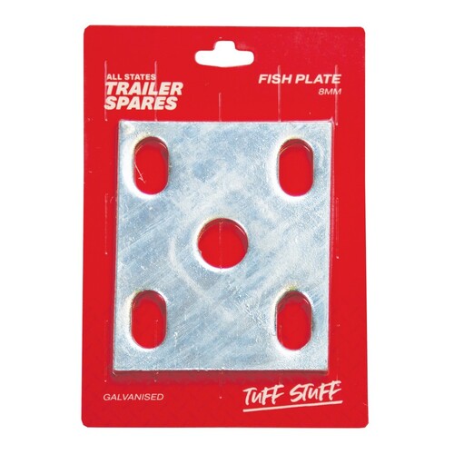 Fish Plate 8mm 1/2" Slotted Gal