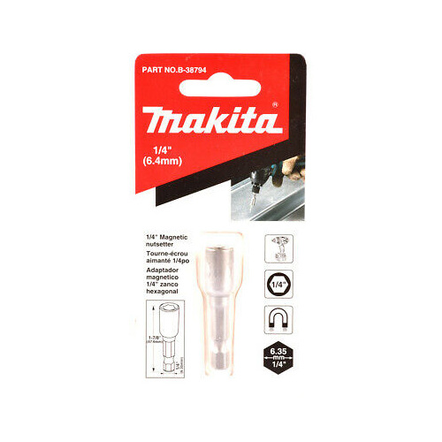 Makita 1/4" x 48mm Magnetic Nutsetter B-38794
