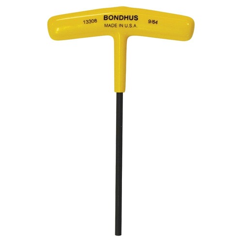 Bondhus 9/64" Hex T-Handle 4.9" 124mm BD13308