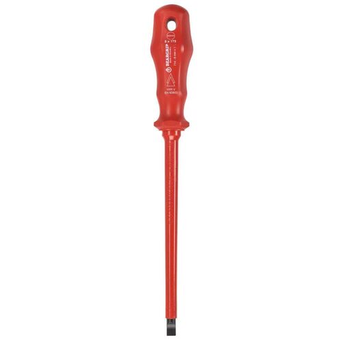 Beargrip Screwdriver VDE Flat 8.0x175mm BG-714-8.0