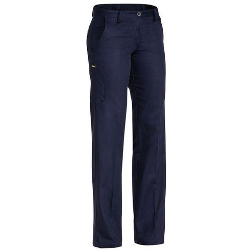 Womens Original Cotton Drill Work Pant Navy Size 8