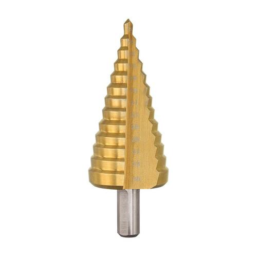 Alpha 5-35mm 2 Flute Straight Step Drill Carded C9STM5-35