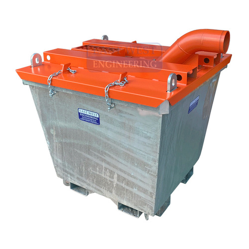East West Engineering 0.85cu.m Concrete Washout Bin CPC11