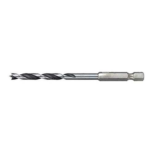 Makita 5mm x 105mm Brad Point Wood Drill Bit (1/4" Hex Drive) Standard D-15883