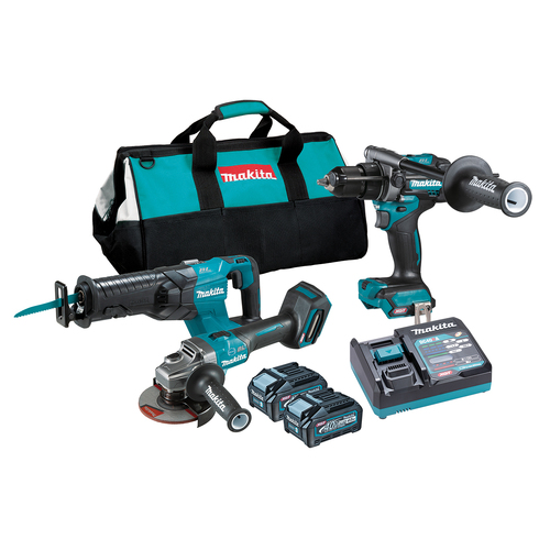 Makita 3 Piece 40V Max Brushless Combo 4.0Ah Kit DK0133G302