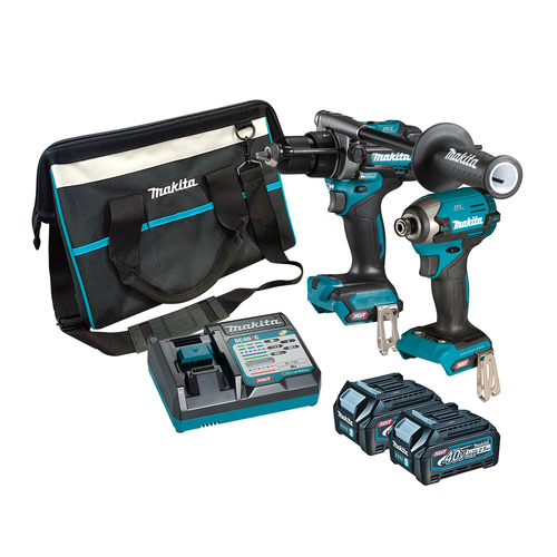 Makita 40V Max Brushless 2 Piece Combo 2.5ah Kit DK0176G206