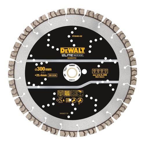 DeWalt 305mm Segmented ELITE ALL PURPOSE Diamond Blade DT20463-QZ