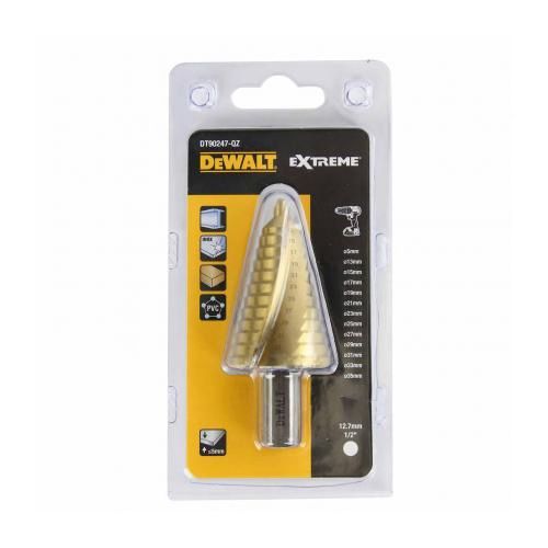 DeWalt 5-35mm Round Shank Step Bit Titanium DT90247-QZ