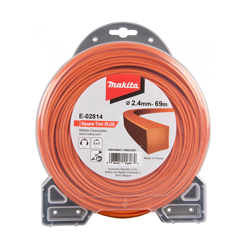 Makita 2.4mm x 69m Square Trim Plus Orange Line E-02814