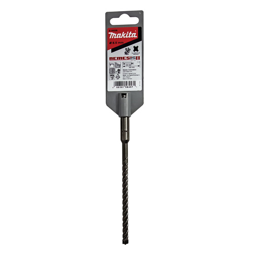 Makita 6mm x 165mm Nemesis 2 SDS Plus 4-Cutter E-04276