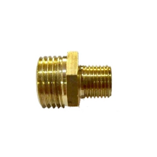 EMAX Reducer Air Fitting Brass Male x Male 1/4" x 1/2"