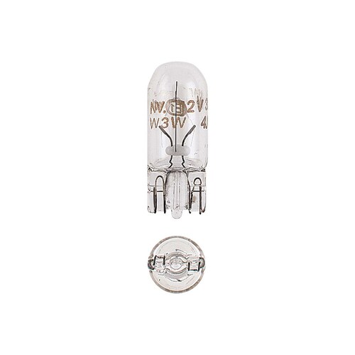 Narva 47504BL 12V 3W W2.1 X 9.5D W3W Wedge Globes Twin Pack