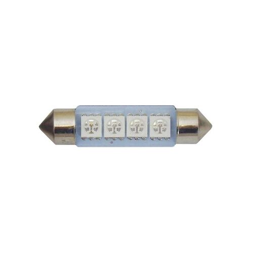 Motolite Globe 2Pc Smd Festoon 41mm 4Chips White
