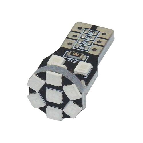 Motolite Globe 2Pc Wide Smd T10E 13Chips White