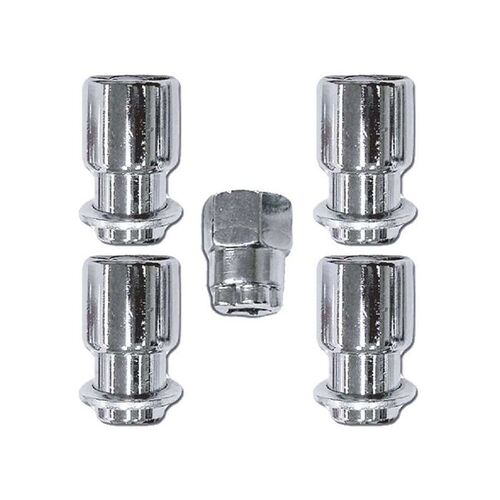 Protyre Lock Nut Set 5Pc Mag Wheel Chrome 1/2''