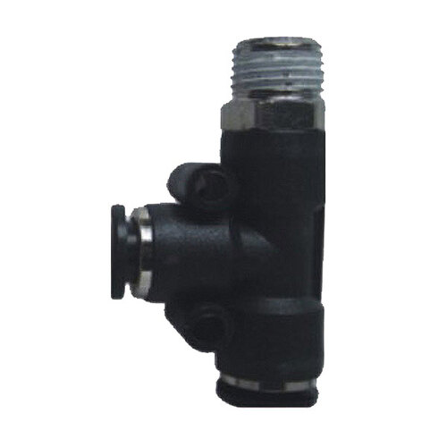THB Push Fit Fitting Male Branch Tee 1/4" x 10mm JPD1002