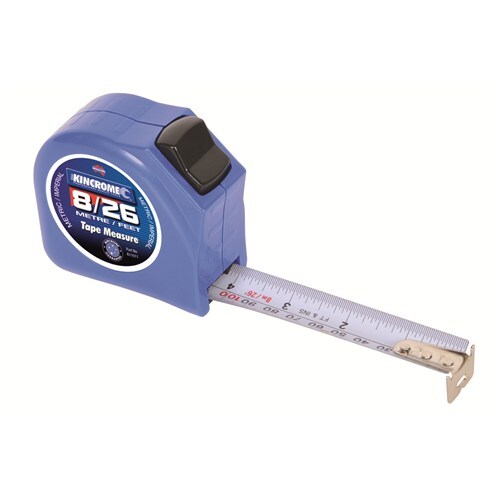 Kincrome Tape Measure 8m (26') Metric & Imperial K11011
