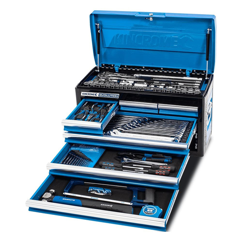 Kincrome Evolution Tool Chest 133 Piece 6 Drawer 1/4, 3/8 & 1/2" Drive K1210