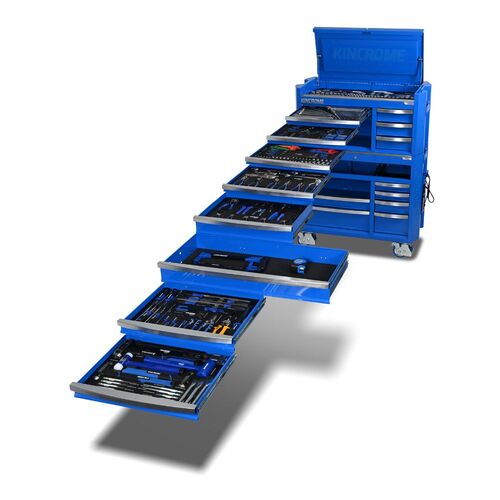 Kincrome 545 Piece Contour 42" 17 Drawer Workshop Tool Kit - Blue K1958 
