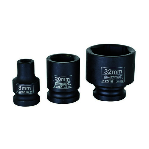 Kincrome Impact Socket Metric 1/2" Drive 21mm K2299