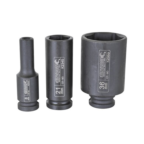 Kincrome Deep Impact Socket Metric 1/2" Drive 15mm K2334