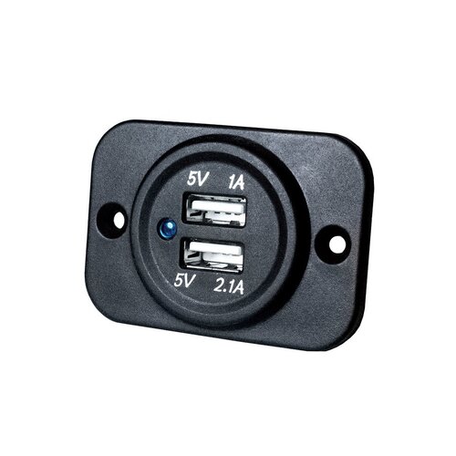 Accessory Socket Single 12V Flush Mount