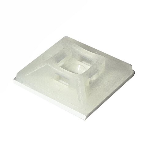 Adhesive Mounting Base Natural x 19mm 19mm Pkt 20