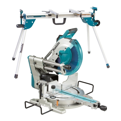 Makita 1800W 305mm Slide Compound Mitre Saw and Stand LS1219-AWST06