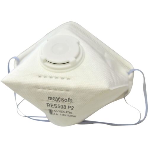 P2 Flat Fold Respirator with Valve card of 3