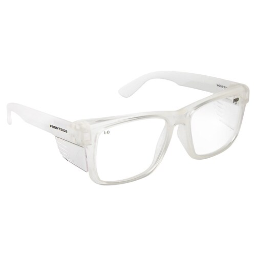Prochoice Safety Glasses Frontside Clear Lens with Clear Frame 6500