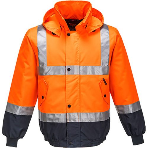 Hi-Vis Flying Jacket D&N Orange/Navy 4XL Regular