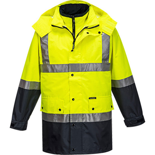 Antistatic 4in1 Jacket D&N Yellow/Navy Medium Regular