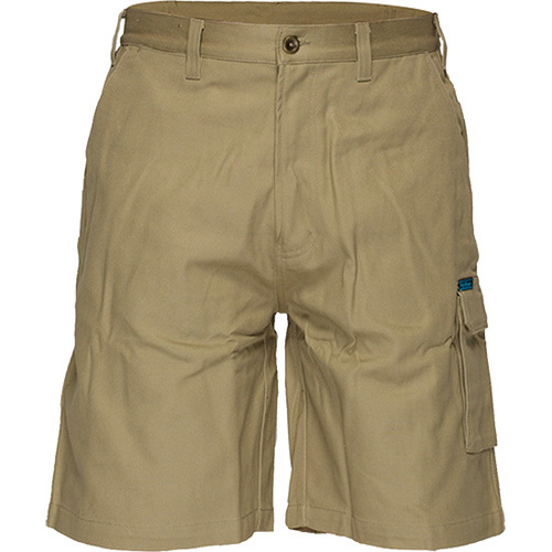 Cotton Cargo Shorts Khaki 77 Regular