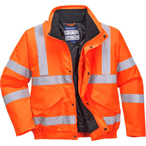 Hi-Vis Bomber Jacket Orange 4XL Regular