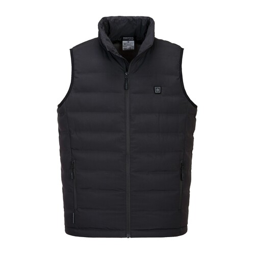 Ultrasonic Heated Tunnel Gilet Black Size M