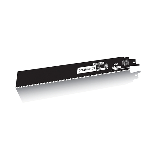 Alpha 10 TPI 230mm Destructor Demolition - Metal - Recip Blade - 25 Pack RDDM23010-25