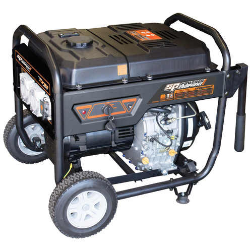 SP Tools 10hp Diesel Construction Series Generator SPGD6800E
