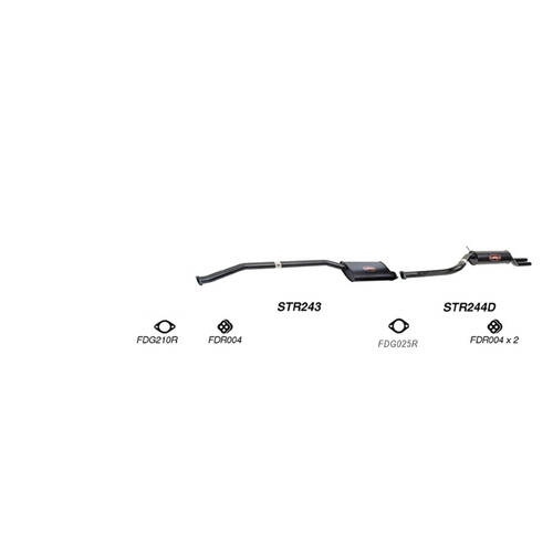 Redback Performance Exhaust System for Ford Falcon (07/1998 - 09/2002)