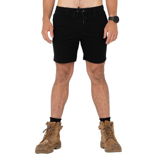 Heavy Lifts 17 Elastic Short Colour Black Size 30