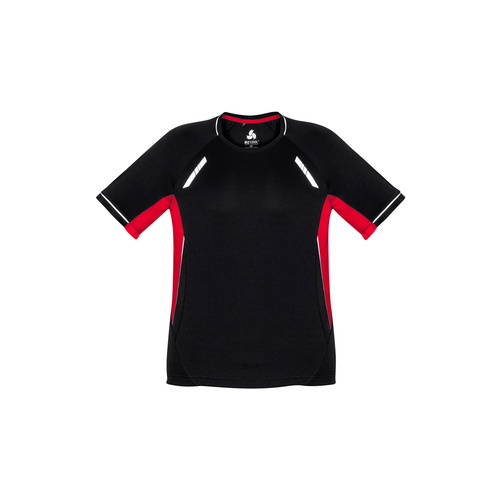 Kids Renegade Tee Black/Red/Silver 10