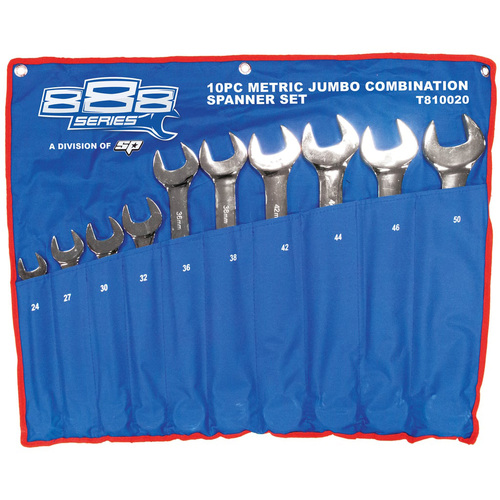 888 10pc Metric Combination ROE Spanner Set - Jumbo T810020